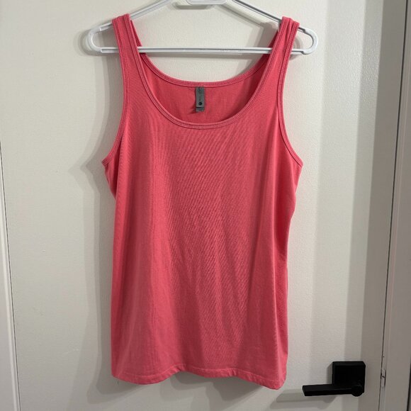 NWOT Next Level Apparel Pink Tank Top - Picture 1 of 6